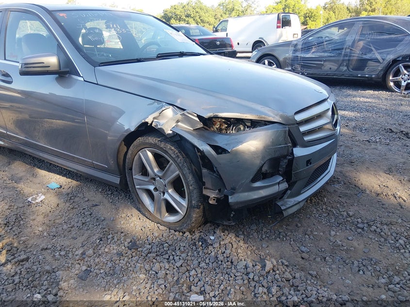 2010 Mercedes-benz C class VIN WDDGF5EB1AR106335 IAAI salvage auction — RIGHT FRONT, Salvage (South Carolina), sold $625 on 2026-07-14 (photo 6)