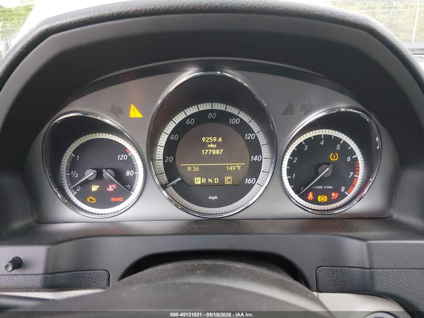 2010 Mercedes-benz C class VIN WDDGF5EB1AR106335 IAAI salvage auction — RIGHT FRONT, Salvage (South Carolina), sold $625 on 2026-07-14 (photo 7)