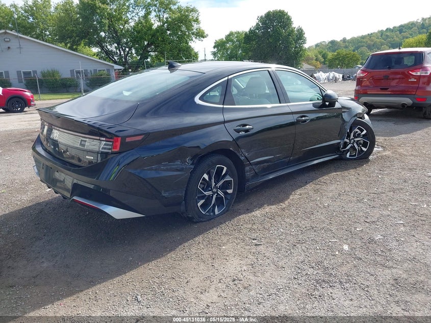 2025 Hyundai Sonata VIN KMHL64JA2SA505881 IAAI salvage auction — SIDE, Salvage (Ohio), sold $6,700 on 2026-07-30 (photo 4)