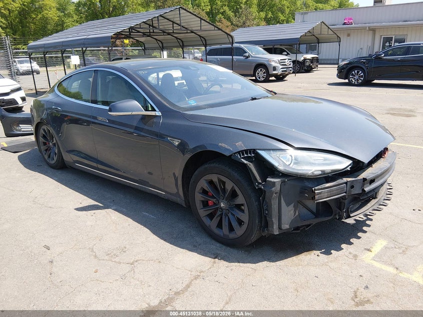 2015 Tesla Model s VIN 5YJSA1H49FF092867 IAAI salvage auction — FRONT END, Rebuildable (Florida), sold $1,750 on 2026-07-20 (photo 1)