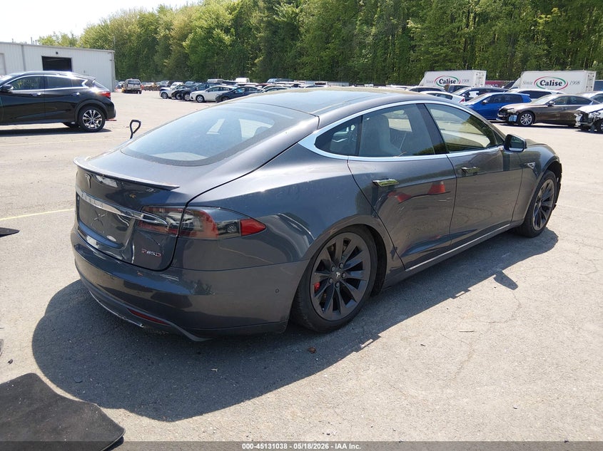 2015 Tesla Model s VIN 5YJSA1H49FF092867 IAAI salvage auction — FRONT END, Rebuildable (Florida), sold $1,750 on 2026-07-20 (photo 4)