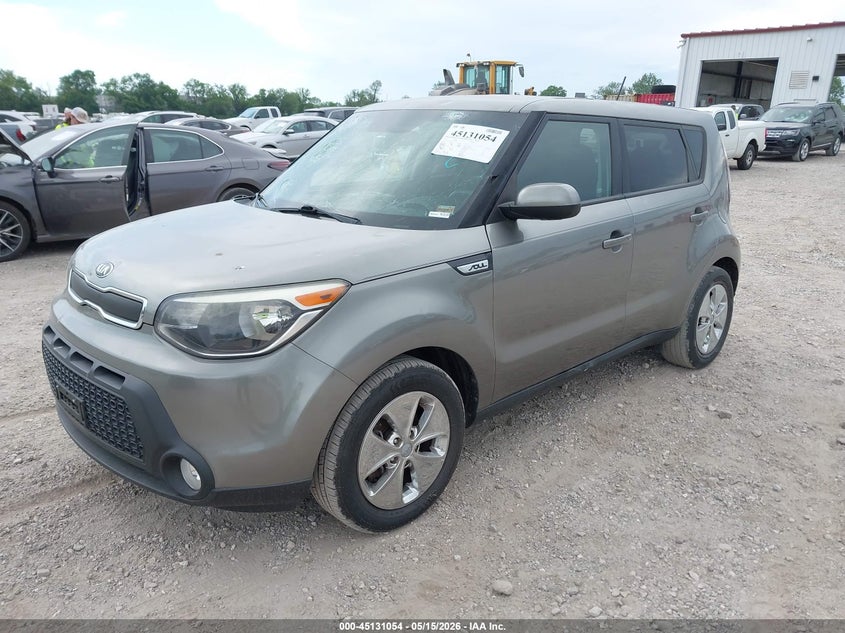 2015 Kia Soul VIN KNDJN2A21F7138115 IAAI salvage auction — HAIL, Clear (Missouri), sold $1,425 on 2026-07-13 (photo 2)