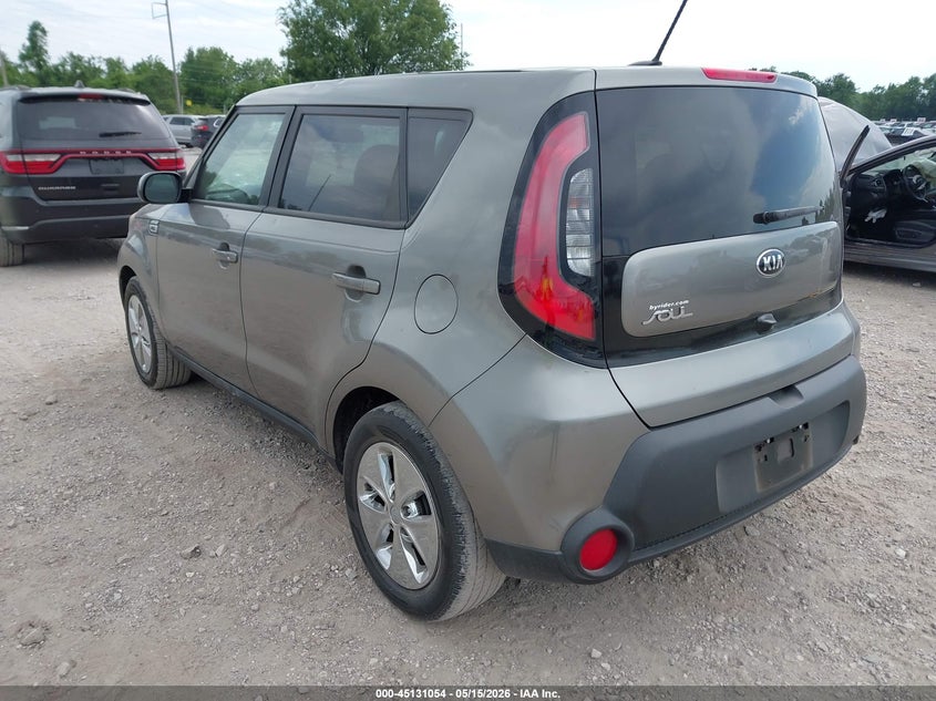 2015 Kia Soul VIN KNDJN2A21F7138115 IAAI salvage auction — HAIL, Clear (Missouri), sold $1,425 on 2026-07-13 (photo 3)