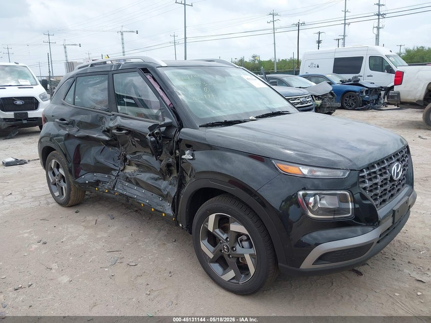 2026 Hyundai Venue VIN KMHRC8A34TU455996 IAAI salvage auction — LEFT FRONT, Non-Repairable (Texas), sold $2,925 on 2026-07-13 (photo 1)