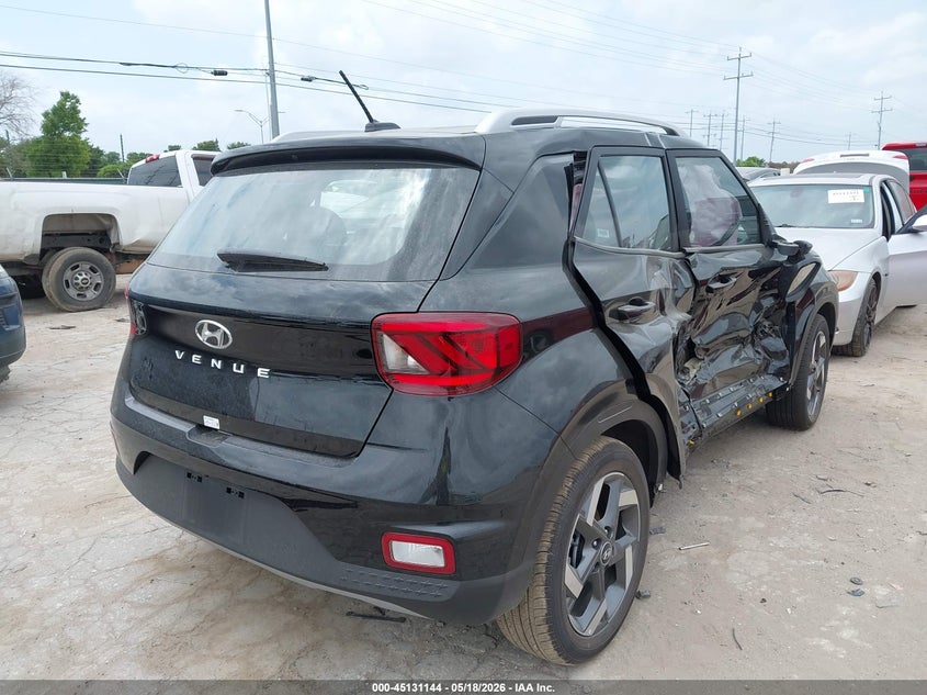 2026 Hyundai Venue VIN KMHRC8A34TU455996 IAAI salvage auction — LEFT FRONT, Non-Repairable (Texas), sold $2,925 on 2026-07-13 (photo 4)