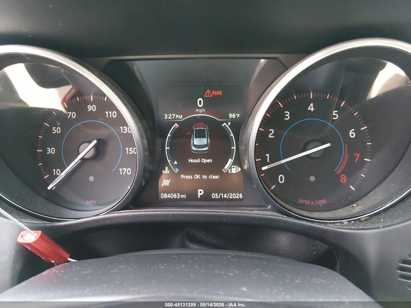 2017 Jaguar F-pace VIN SADCJ2BV1HA058255 IAAI salvage auction — FRONT END, Original (Texas), sold $3,100 on 2026-07-09 (photo 7)