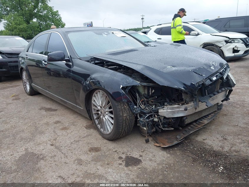 2010 Mercedes-benz S class VIN WDDNG8GB2AA319649 IAAI salvage auction — FRONT END, Clear (Oklahoma), sold $975 on 2026-08-19 (photo 1)