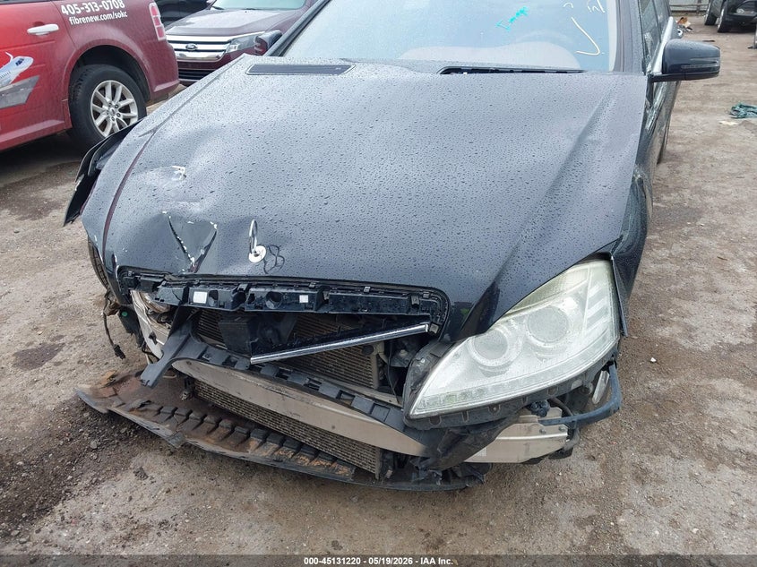 2010 Mercedes-benz S class VIN WDDNG8GB2AA319649 IAAI salvage auction — FRONT END, Clear (Oklahoma), sold $975 on 2026-08-19 (photo 6)