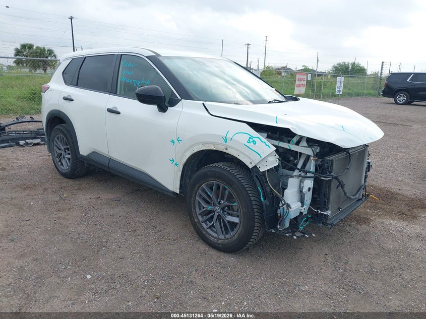 2021 Nissan Rogue VIN JN8AT3AAXMW013334 IAAI salvage auction — FRONT END, Original (Texas), sold $4,600 on 2026-07-24 (photo 1)