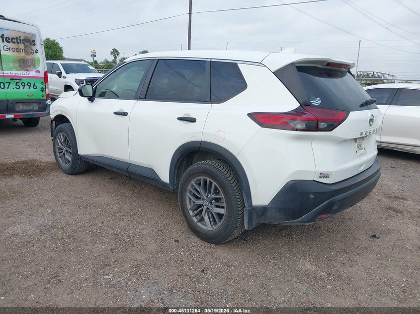 2021 Nissan Rogue VIN JN8AT3AAXMW013334 IAAI salvage auction — FRONT END, Original (Texas), sold $4,600 on 2026-07-24 (photo 3)