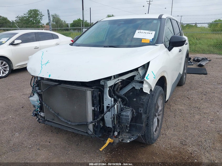 2021 Nissan Rogue VIN JN8AT3AAXMW013334 IAAI salvage auction — FRONT END, Original (Texas), sold $4,600 on 2026-07-24 (photo 6)