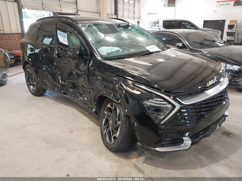 2024 Kia Sportage VIN 5XYK5CDF9RG145619 IAAI salvage auction — ROLLOVER, Salvage (North Carolina), sold $3,150 on 2026-07-23 (photo 1)