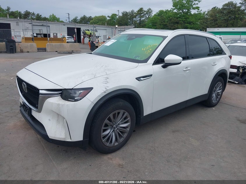 2025 Mazda Cx-90 VIN JM3KKBHA3S1226968 IAAI salvage auction — SIDE, Wait Title, sold $13,300 on 2026-08-24 (photo 2)