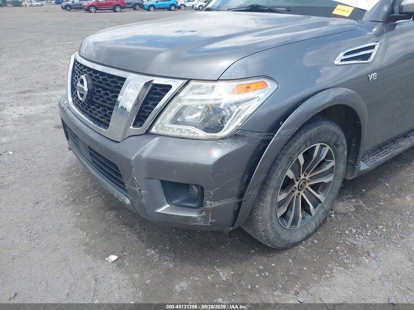 2019 Nissan Armada VIN JN8AY2ND0KX008134 IAAI salvage auction — HAIL, Salvage (Arkansas), sold $5,300 on 2026-07-24 (photo 6)