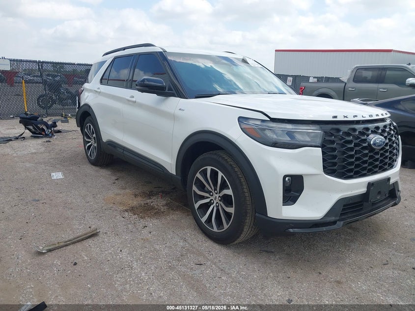 2025 Ford Explorer VIN 1FMUK7KH7SGB18303 IAAI salvage auction — REAR END, Original (Texas), sold $15,500 on 2026-07-28 (photo 1)