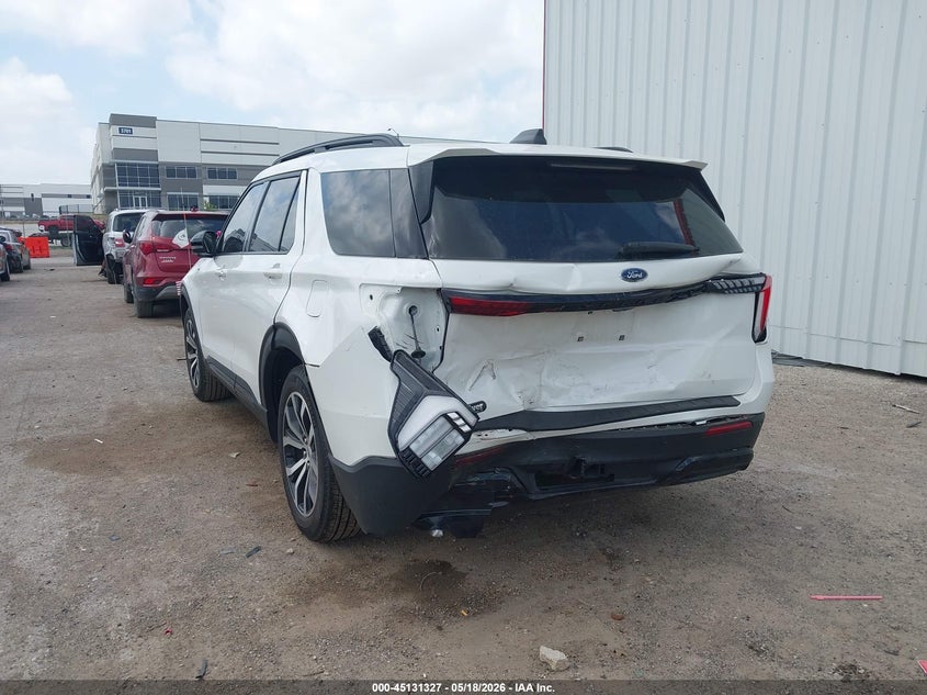 2025 Ford Explorer VIN 1FMUK7KH7SGB18303 IAAI salvage auction — REAR END, Original (Texas), sold $15,500 on 2026-07-28 (photo 3)
