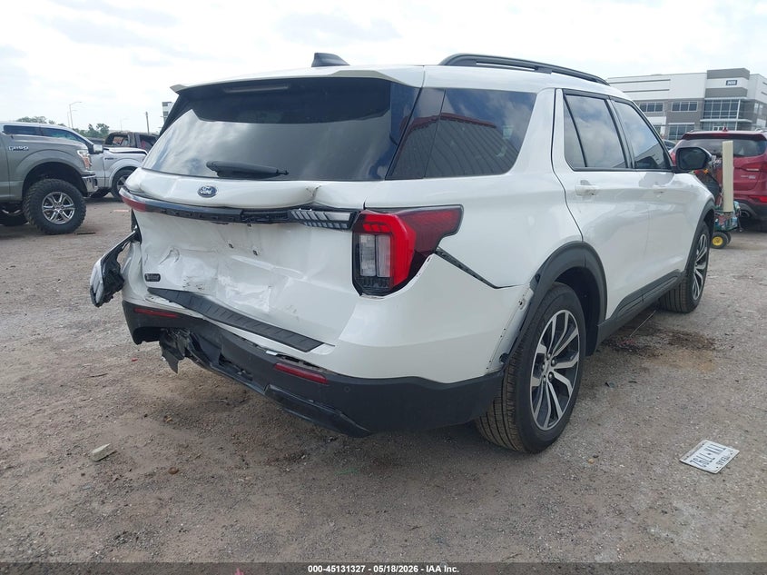 2025 Ford Explorer VIN 1FMUK7KH7SGB18303 IAAI salvage auction — REAR END, Original (Texas), sold $15,500 on 2026-07-28 (photo 4)