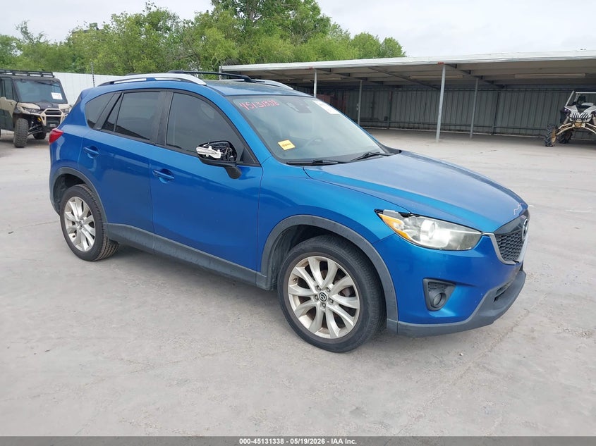2014 Mazda Cx-5 VIN JM3KE2DY5E0328924 IAAI salvage auction — HAIL, Original (Texas), sold $3,150 on 2026-07-08 (photo 1)
