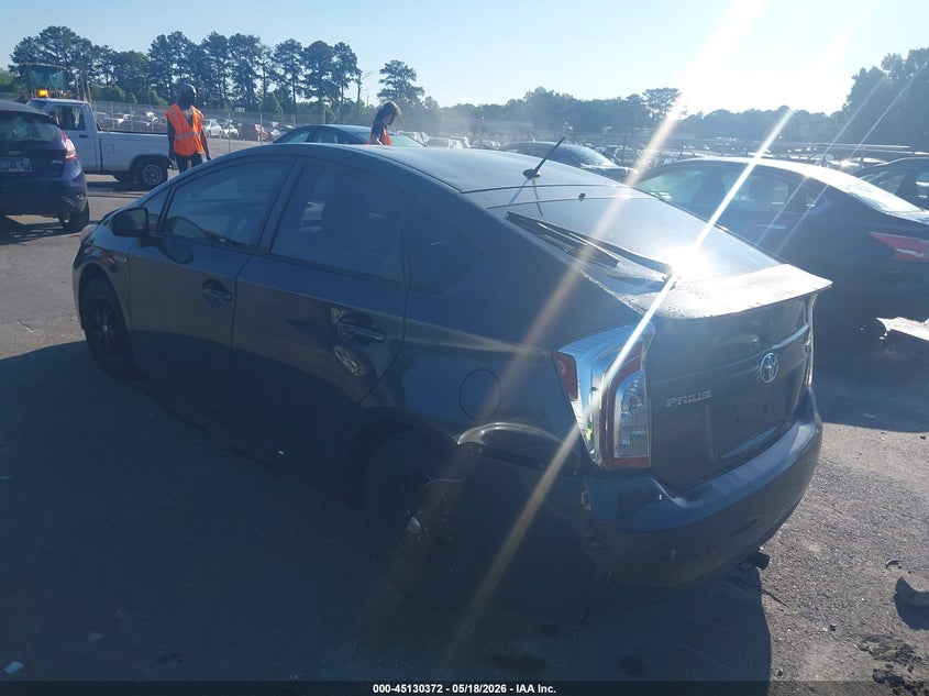 2013 Toyota Prius VIN JTDKN3DU0D5605718 IAAI salvage auction — NORMAL WEAR, Clear (Montana), sold $300 on 2026-07-15 (photo 3)