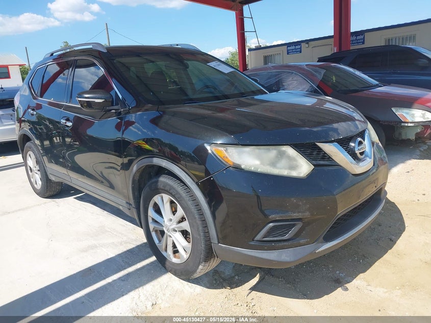 2015 Nissan Rogue VIN KNMAT2MV2FP523940 IAAI salvage auction — FRONT END, Clear (Florida), sold $425 on 2026-07-28 (photo 1)