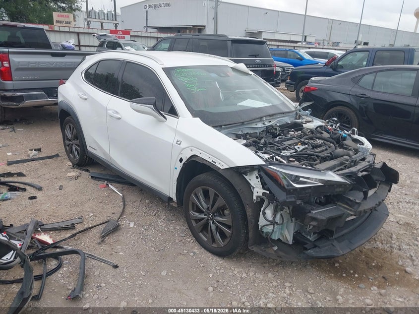 2020 Lexus Ux VIN JTHE9JBH1L2033861 IAAI salvage auction — FRONT END, Original (Texas), sold $4,100 on 2026-07-16 (photo 1)