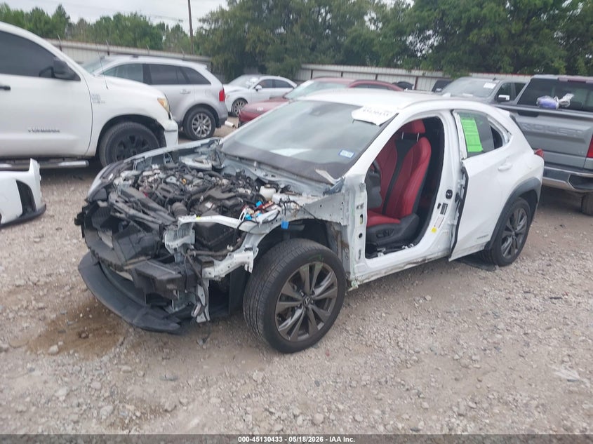 2020 Lexus Ux VIN JTHE9JBH1L2033861 IAAI salvage auction — FRONT END, Original (Texas), sold $4,100 on 2026-07-16 (photo 2)
