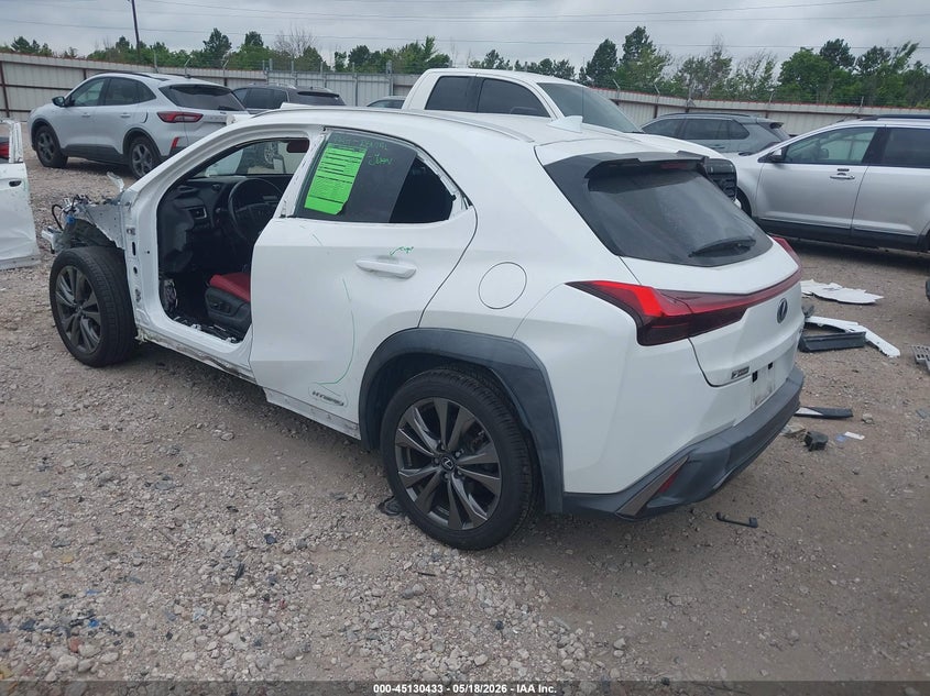 2020 Lexus Ux VIN JTHE9JBH1L2033861 IAAI salvage auction — FRONT END, Original (Texas), sold $4,100 on 2026-07-16 (photo 3)
