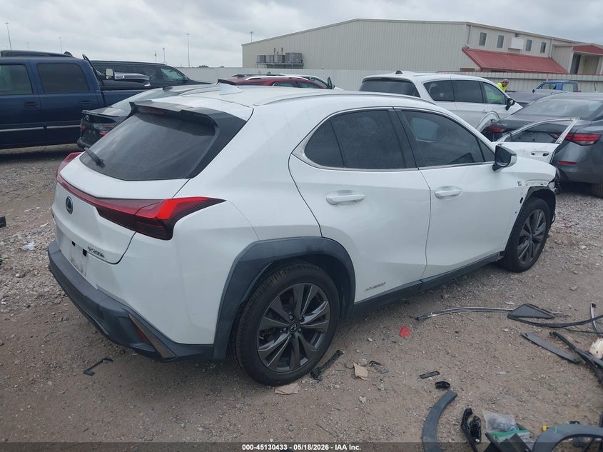2020 Lexus Ux VIN JTHE9JBH1L2033861 IAAI salvage auction — FRONT END, Original (Texas), sold $4,100 on 2026-07-16 (photo 4)