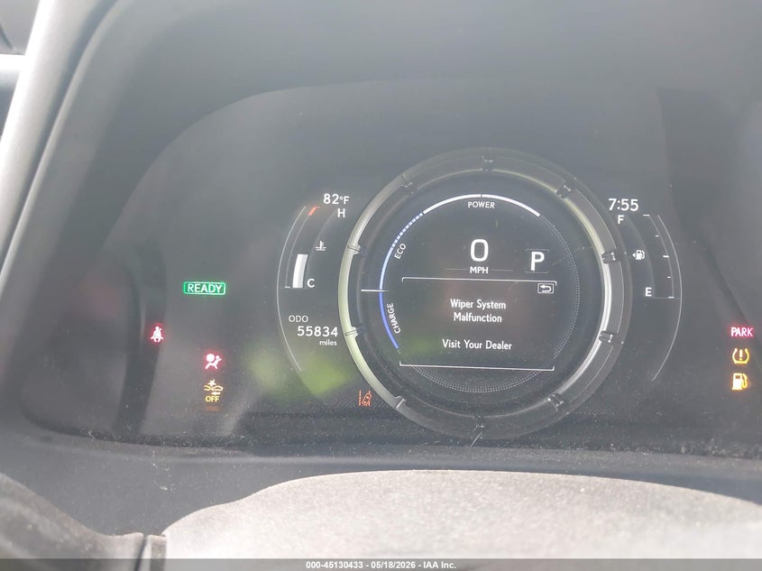 2020 Lexus Ux VIN JTHE9JBH1L2033861 IAAI salvage auction — FRONT END, Original (Texas), sold $4,100 on 2026-07-16 (photo 7)