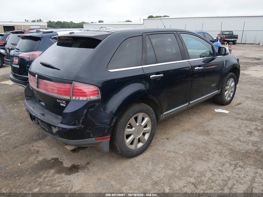 2009 Lincoln Mkx VIN 2LMDU88C39BJ07042 IAAI salvage auction — LEFT SIDE, Clear (Oklahoma), sold $300 on 2026-07-22 (photo 4)