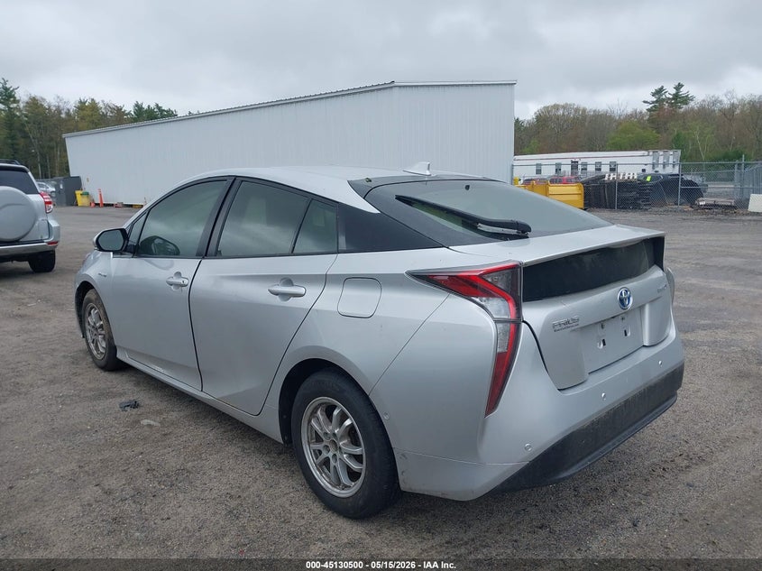 2018 Toyota Prius VIN JTDKBRFUXJ3059462 IAAI salvage auction — INTERIOR BURN, Salvage (Massachusetts), sold $2,600 on 2026-07-31 (photo 3)