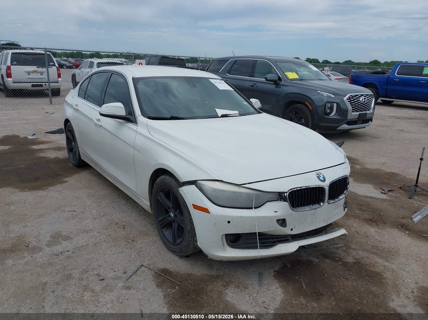 2015 BMW 3er VIN WBA3A5G57FNP34264 IAAI salvage auction — FRONT END, Original (Texas), sold $875 on 2026-07-07 (photo 1)