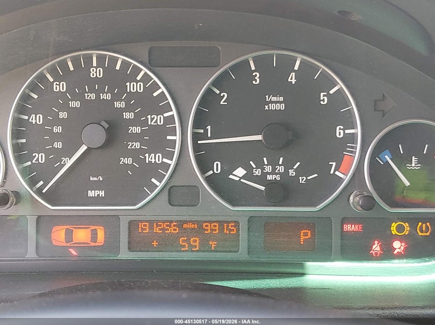 2003 BMW 3 series VIN WBAEW534X3PG22472 IAAI salvage auction — FRONT END, Salvage (Nevada), sold $25 on 2026-07-31 (photo 7)