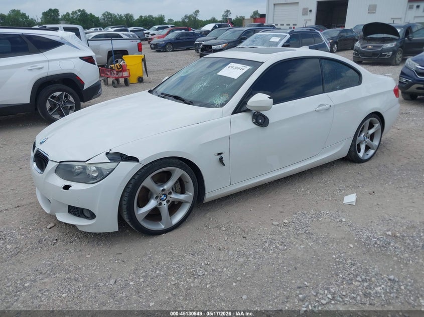 2013 BMW 3er VIN WBAKG7C55DJ437994 IAAI salvage auction — HAIL, Clear (Missouri), sold $5,000 on 2026-08-03 (photo 2)