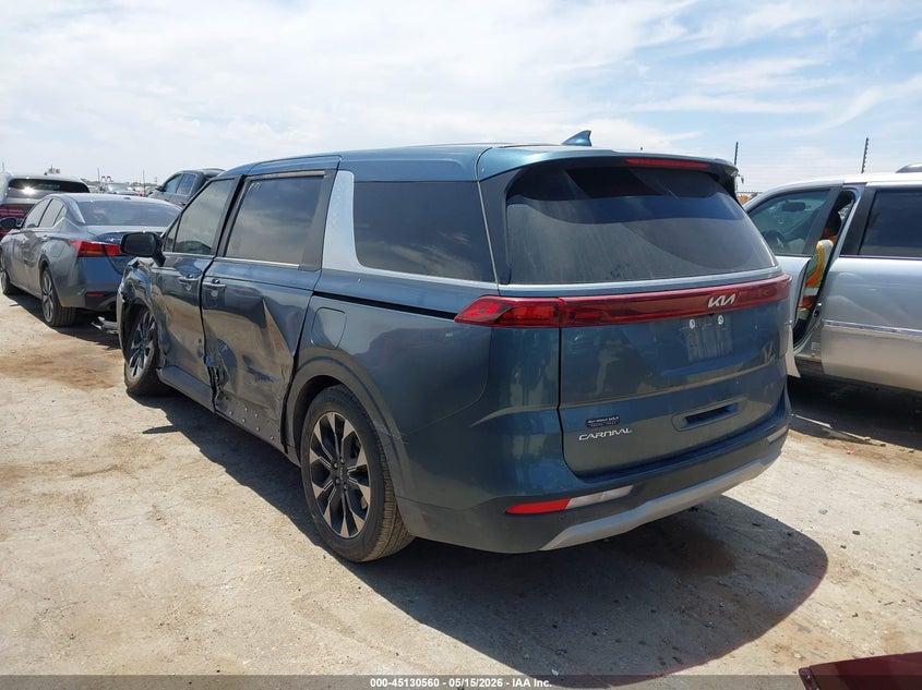 2024 Kia Carnival VIN KNDNC5H38R6317284 IAAI salvage auction — LEFT SIDE, Original (Texas), sold $10,600 on 2026-08-21 (photo 3)