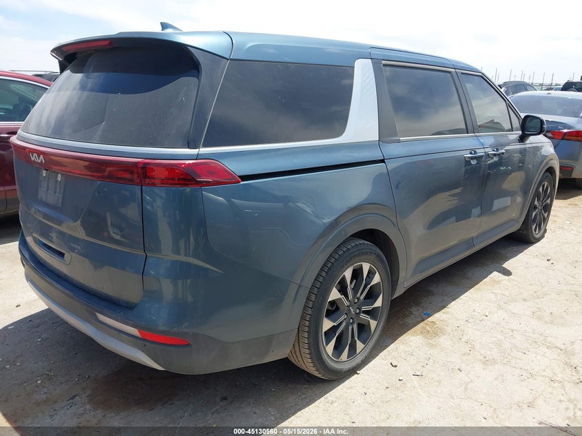 2024 Kia Carnival VIN KNDNC5H38R6317284 IAAI salvage auction — LEFT SIDE, Original (Texas), sold $10,600 on 2026-08-21 (photo 4)