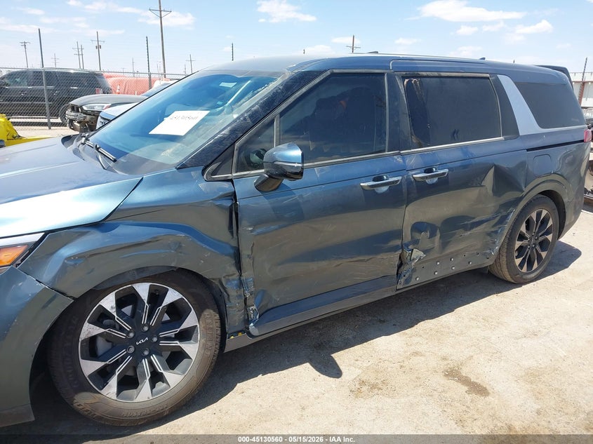 2024 Kia Carnival VIN KNDNC5H38R6317284 IAAI salvage auction — LEFT SIDE, Original (Texas), sold $10,600 on 2026-08-21 (photo 6)