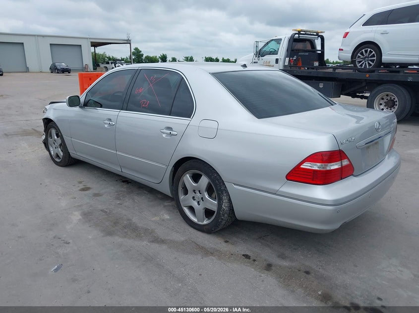 2006 Lexus Ls VIN JTHBN36F665050418 IAAI salvage auction — FRONT END, Salvage (Texas), sold $1,150 on 2026-07-22 (photo 3)