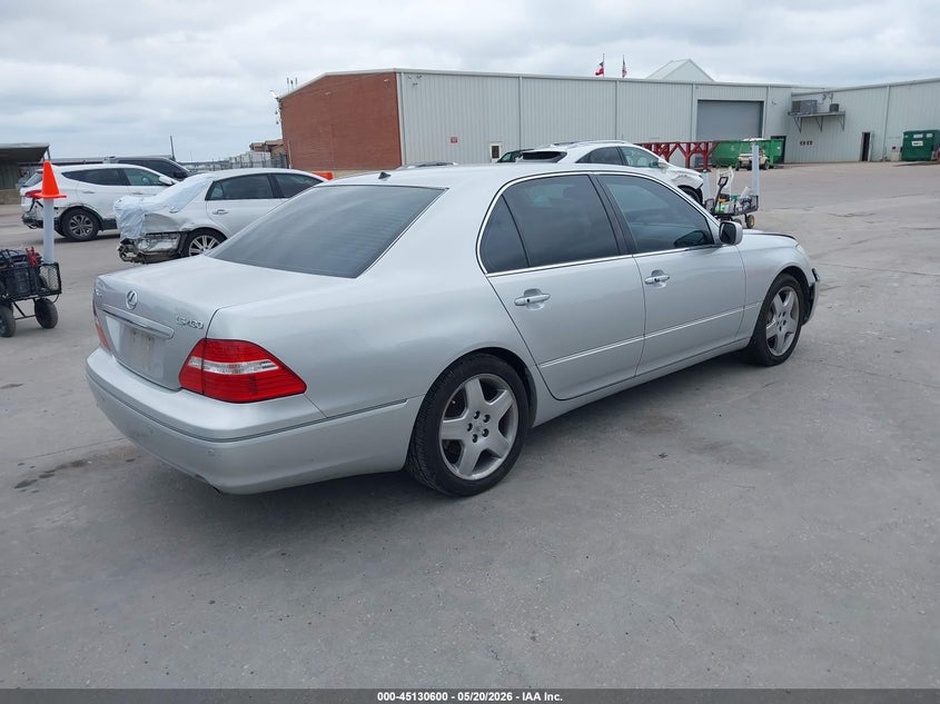 2006 Lexus Ls VIN JTHBN36F665050418 IAAI salvage auction — FRONT END, Salvage (Texas), sold $1,150 on 2026-07-22 (photo 4)