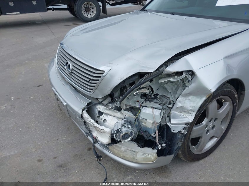 2006 Lexus Ls VIN JTHBN36F665050418 IAAI salvage auction — FRONT END, Salvage (Texas), sold $1,150 on 2026-07-22 (photo 6)