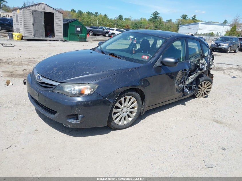 2010 Subaru Impreza VIN JF1GH6B69AH808187 IAAI salvage auction — LEFT REAR, Salvage (New Hampshire), sold $300 on 2026-07-15 (photo 2)