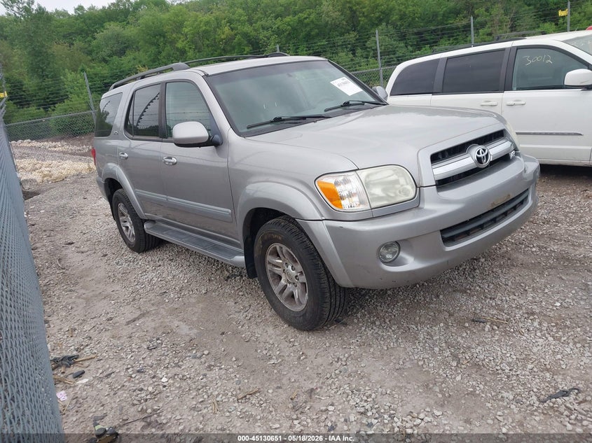 2006 Toyota Sequoia VIN 5TDBT44A86S263790 IAAI salvage auction — NORMAL WEAR, Clear (Illinois), sold $950 on 2026-07-15 (photo 1)