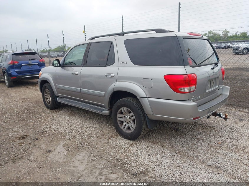 2006 Toyota Sequoia VIN 5TDBT44A86S263790 IAAI salvage auction — NORMAL WEAR, Clear (Illinois), sold $950 on 2026-07-15 (photo 3)