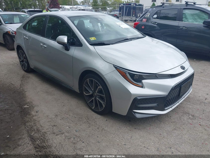 2020 Toyota Corolla VIN 5YFS4RCE5LP047625 IAAI salvage auction — LEFT SIDE, Salvage (Rhode Island), sold $9,100 on 2026-07-07 (photo 1)