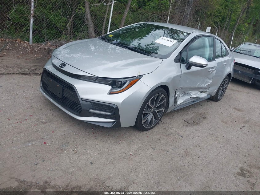 2020 Toyota Corolla VIN 5YFS4RCE5LP047625 IAAI salvage auction — LEFT SIDE, Salvage (Rhode Island), sold $9,100 on 2026-07-07 (photo 2)