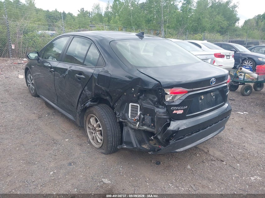 2021 Toyota Corolla VIN JTDEAMDE4MJ009915 IAAI salvage auction — REAR END, Salvage Title, sold $6,100 on 2026-07-17 (photo 3)