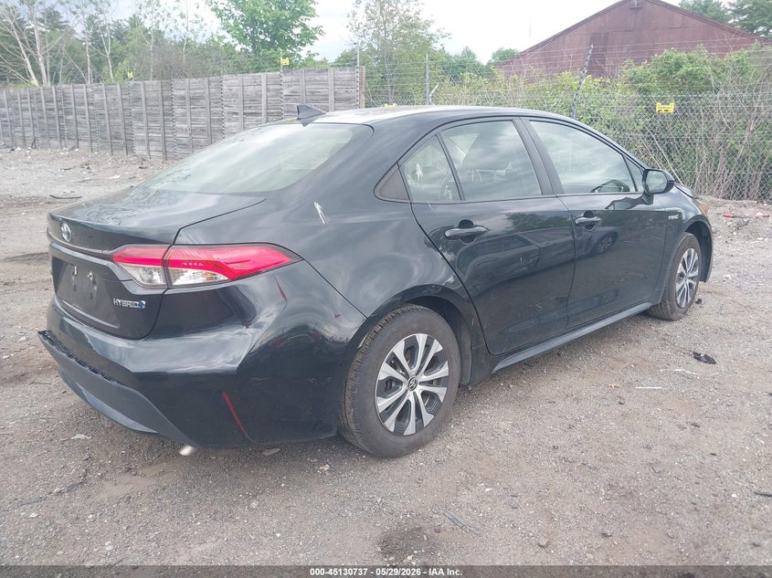 2021 Toyota Corolla VIN JTDEAMDE4MJ009915 IAAI salvage auction — REAR END, Salvage Title, sold $6,100 on 2026-07-17 (photo 4)