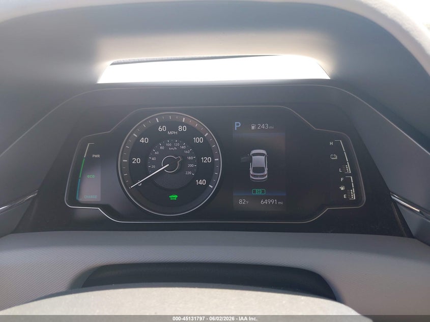 2020 Hyundai Ioniq hybrid VIN KMHC65LC3LU219980 IAAI salvage auction — NORMAL WEAR, Sf97 (Ohio), sold $11,750 on 2026-07-15 (photo 7)