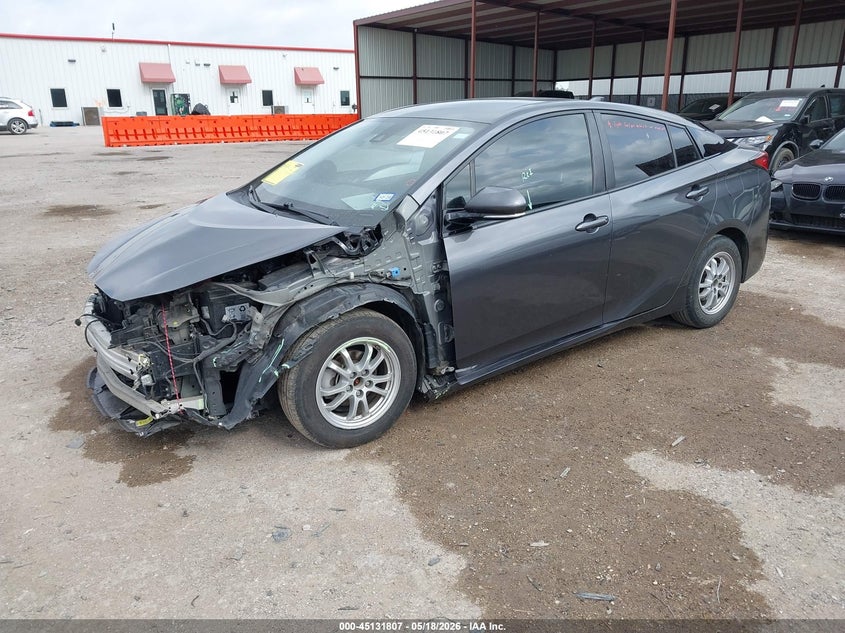 2020 Toyota Prius VIN JTDKARFU8L3114416 IAAI salvage auction — FRONT END, Original (Texas), sold $3,650 on 2026-07-11 (photo 2)