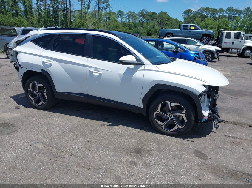 2024 Hyundai Tucson VIN KM8JCCD11RU161653 IAAI salvage auction — FRONT END, Rebuildable (Florida), sold $10,400 on 2026-07-14 (photo 1)